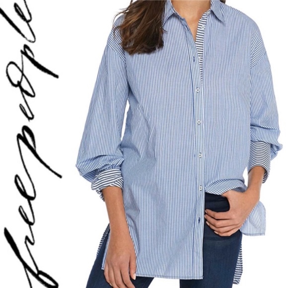 Free People | Lakehouse Button Up Shirt M - Picture 1 of 8
